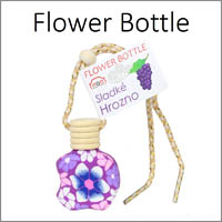Flower Bottle závěsné vůně do auta v lahvičce